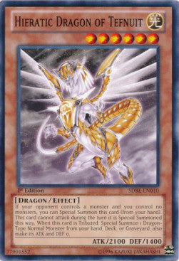 Hieratic Dragon of Tefnuit - Structure Deck: Saga of Blue-Eyes White Dragon (Common) [010]