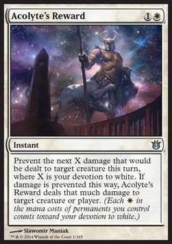 Acolyte's Reward - Born of the Gods (Uncommon) [1]