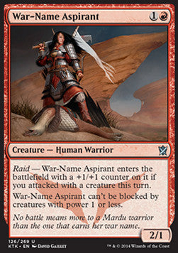 War-Name Aspirant - Khans of Tarkir (Uncommon) [126]