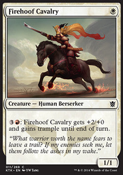Firehoof Cavalry - Khans of Tarkir (Common) [11]