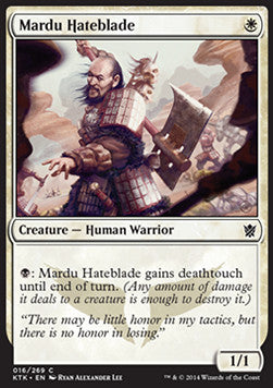 Mardu Hateblade - Khans of Tarkir (Common) [16]