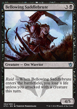 Bellowing Saddlebrute - Khans of Tarkir (Uncommon) [KTK-64]