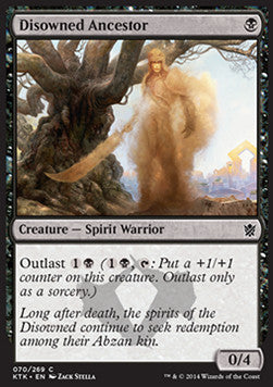 Disowned Ancestor - Khans of Tarkir (Common) [70]