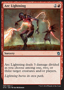 Arc Lightning - Khans of Tarkir (Uncommon) [97]
