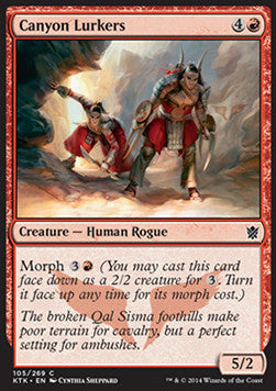 Canyon Lurkers - Khans of Tarkir (Common) [KTK-105]