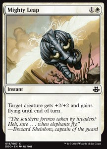Mighty Leap - Duel Decks: Elspeth vs. Kiora (Common) [DDO-18]