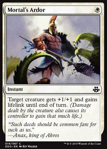 Mortal's Ardor - Duel Decks: Elspeth vs. Kiora (Common) [19]