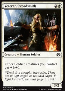 Veteran Swordsmith - Duel Decks: Elspeth vs. Kiora (Common) [DDO-28]