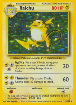 Raichu - Base Set (Holo Rare) [14]