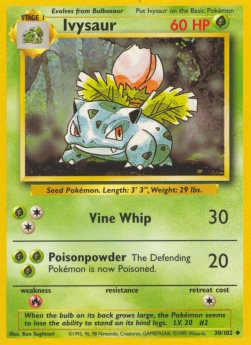 Ivysaur - Base Set (Uncommon) [BS-30]