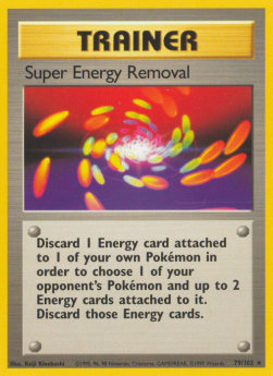 Super Energy Removal - Base Set (Rare) [BS-79]