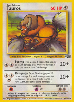 Tauros - Jungle (Uncommon) [47]