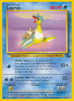 Lapras - Fossil (Rare) [25]