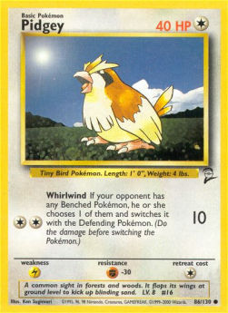 Pidgey - Base Set 2 (Common) [B2-86]