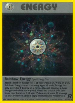 Rainbow Energy - Team Rocket (Holo Rare) [TR-17]