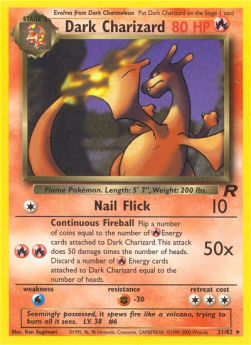 Dark Charizard - Team Rocket (Rare) [TR-21]