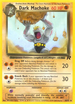 Dark Machoke - Team Rocket (Uncommon) [TR-40]