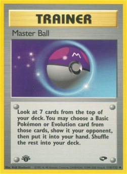 Master Ball - Gym Challenge (Uncommon) [GC-116]