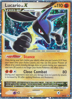 Lucario LV.X - DP Black Star Promos (Promo) [DPPR-12]