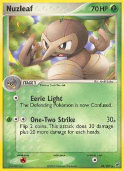 Nuzleaf - EX Deoxys (Uncommon) [DX-43]