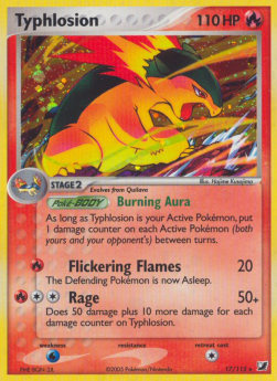 Typhlosion - EX Unseen Forces (Holo Rare) [UF-17]