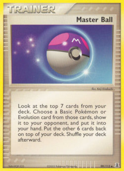Master Ball - EX Delta Species (Uncommon) [DS-99]
