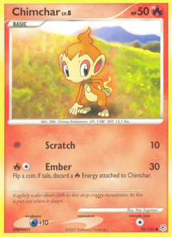 Chimchar Lv.8 - Diamond & Pearl (Common) [DP-76]
