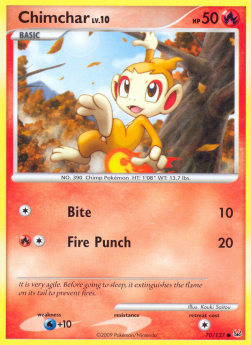 Chimchar Lv.10 - Platinum (Common) [PL-70]