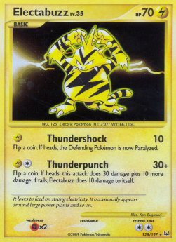 Electabuzz Lv.35 - Platinum (Secret Rare) [PL-128]