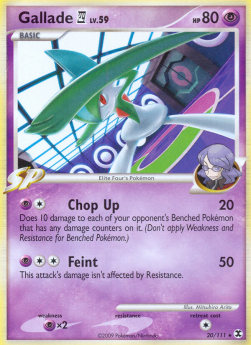 Gallade  Lv.59 - Rising Rivals (Rare) [RR-20]