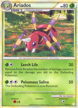 Ariados - HeartGold & SoulSilver (Rare) [HS-15]