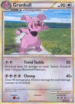 Granbull - HeartGold & SoulSilver (Rare) [HS-22]