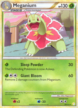 Meganium - HeartGold & SoulSilver (Rare) [HS-26]