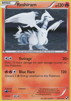 Reshiram - Black & White (Holo Rare) [BLW-26]