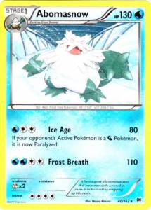 Abomasnow - BREAKthrough (Rare) [BKT-40]