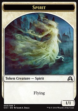 Spirit Token (White 1/1) - Shadows over Innistrad (Token) [T3]