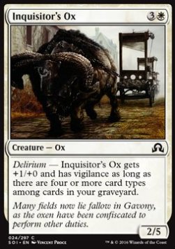 Inquisitor's Ox - Shadows over Innistrad (Common) [24]