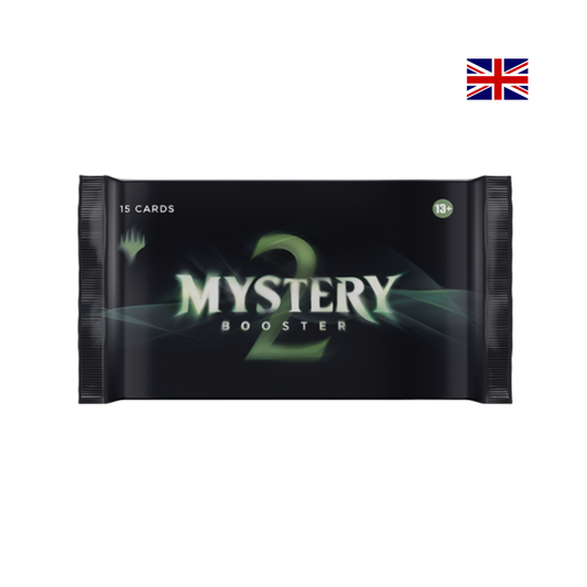 Magic The Gathering Mystery Booster 2 – englisches Boosterpack mit 15 zufälligen Karten für Sammler und Draft-Fans.
