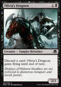 Olivia's Dragoon - Eldritch Moon (Common) [EMN-100]