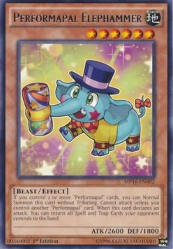 Performapal Elephammer - 2016 Mega-Tin Mega Pack (Rare) [MP16-002]
