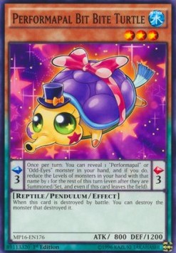 Performapal Bit Bite Turtle - 2016 Mega-Tin Mega Pack (Common) [176]