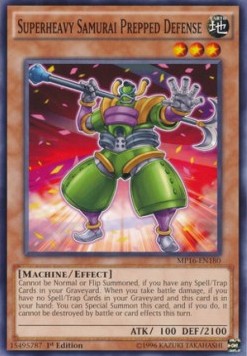 Superheavy Samurai Prepped Defense - 2016 Mega-Tin Mega Pack (Common) [180]