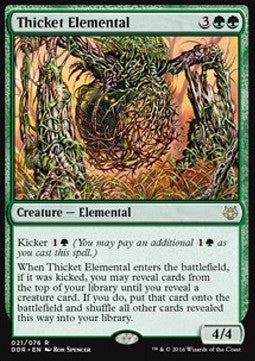 Thicket Elemental - Duel Decks: Nissa vs. Ob Nixilis (Rare) [21]