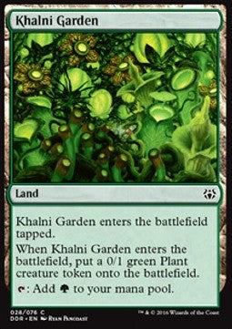 Khalni Garden - Duel Decks: Nissa vs. Ob Nixilis (Common) [28]