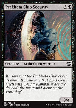 Prakhata Club Security - Kaladesh (Common) [98]