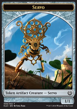 Servo Token (Artifact 1/1) (V.3) - Kaladesh (Token) [T6]
