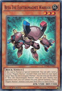 Beta The Electromagnet Warrior - Structure Deck: Yugi Muto (Super Rare) [SDMY-002]