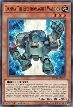 Gamma The Electromagnet Warrior - Structure Deck: Yugi Muto (Super Rare) [SDMY-003]