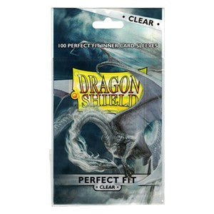 100 Dragon Shield Perfect Fit Sleeves - Clear