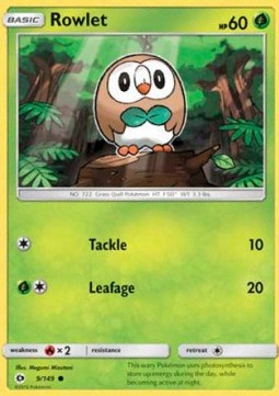Rowlet - Sun & Moon (Common) [9]